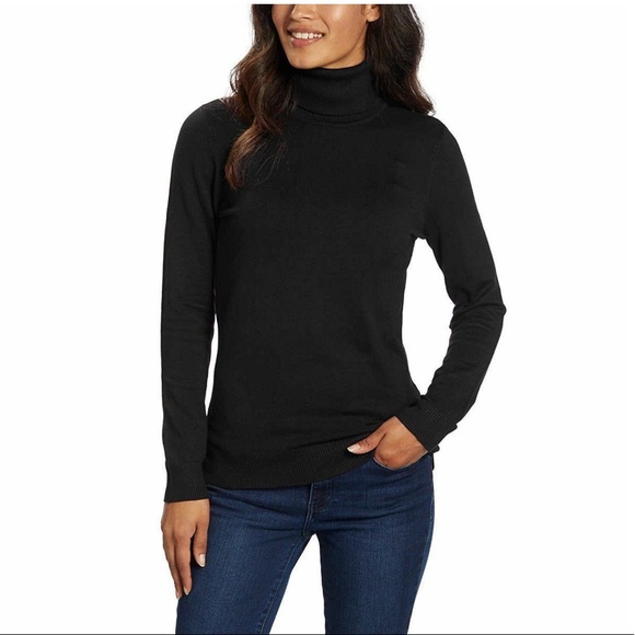 Andrew Marc Sweaters | Andrew Marc Womens Turtleneck Sweater | Color: Black | Size: 2XL | Kayhon10's Closet